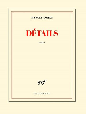 cover image of Détails. Faits